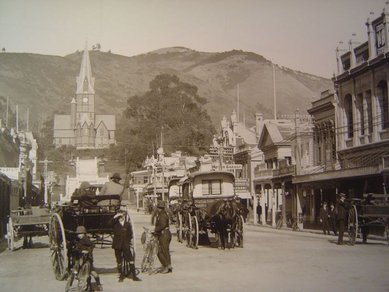 What would be the logical name for the main street of a town called Nelson? One guess! No, no, no, it's not Lady Hamilton. Shame on you: we'