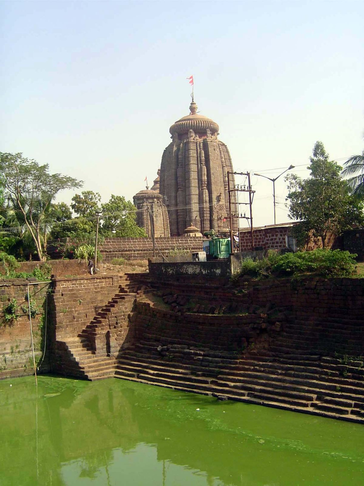 A view from Paapnashini Kund, or "Sin-destroying Pond".