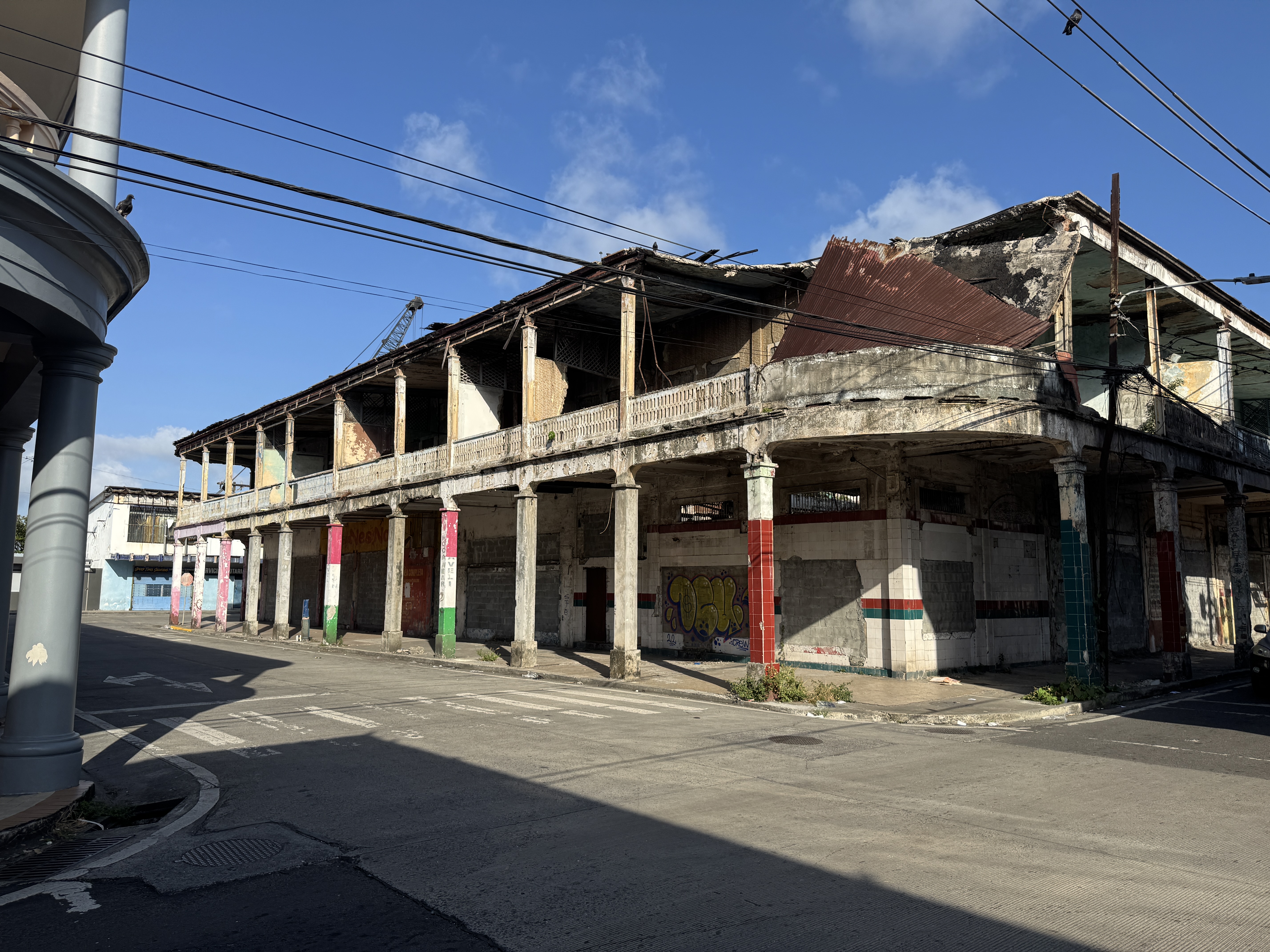 From decrepit to collapsed.