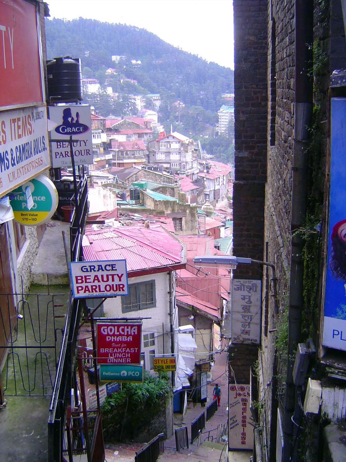 Side street.