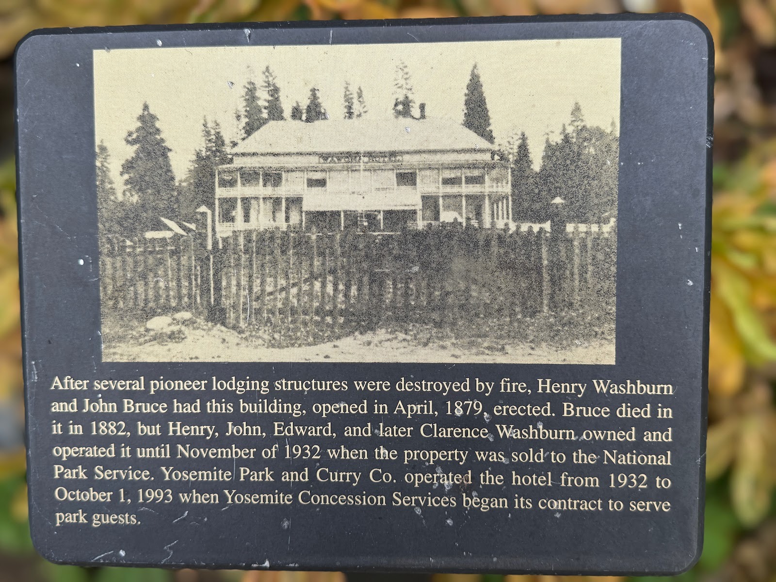 The original building, from 1879, was slightly different.