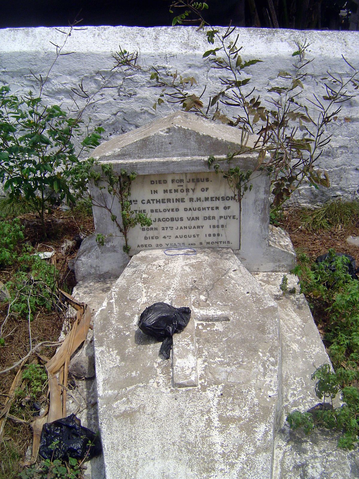 Some Dutch lingered long after Dutch rule had ended. Could Catherine Menson have been the daughter of a missionary?