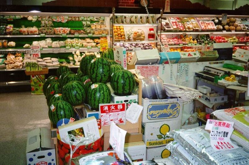 Step inside? Japanese supermarkets are endlessly fascinating for oral types, partly for what they sell and partly for their ballistically tr