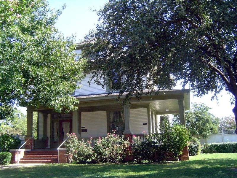From 1907, this is the second house built in Highland Park, an enclave in Dallas and the wealthiest part of the metro. The house stands just