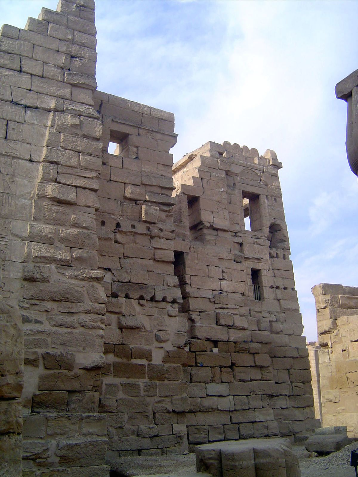 The crenellations are not just stylistic; they hint at the very real security problems faced by a weakened government facing an impoverished