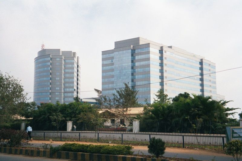 Out past the old airport, Tata rents office space.