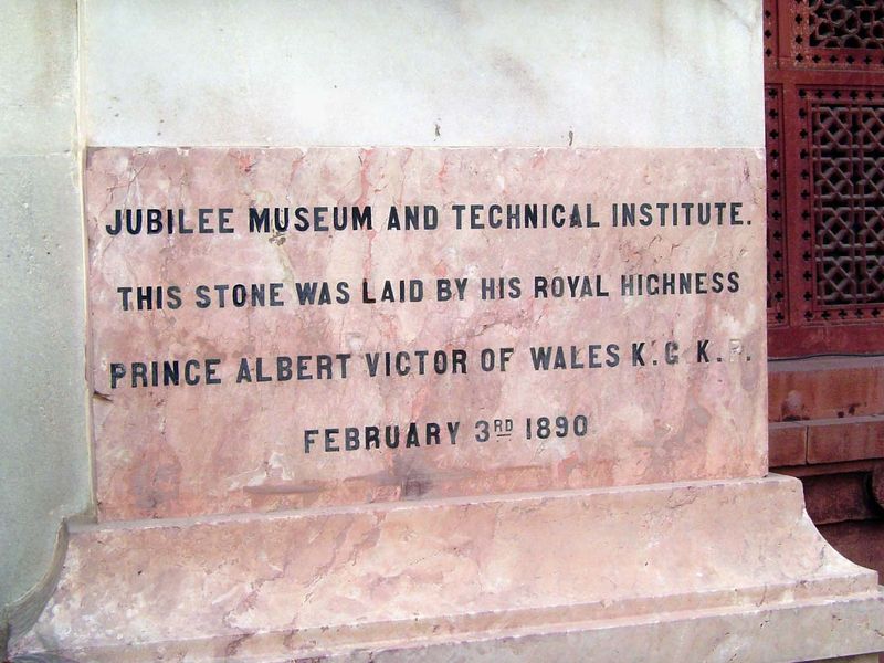 That museum is where Lockwood Kipling, Rudyard's father, worked for some years.