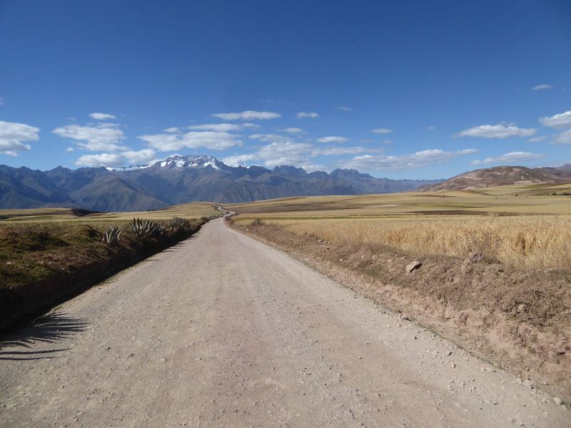 We've jumped to a spot about 25 miles northwest of Cusco. You can imagine Sergio Leone driving around and thinking how to use this place. Cl