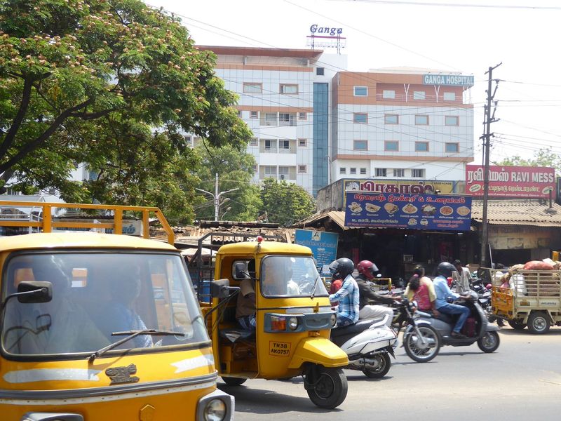 Upset tummy? We can try the Ganga "Ganges" Hospital.
