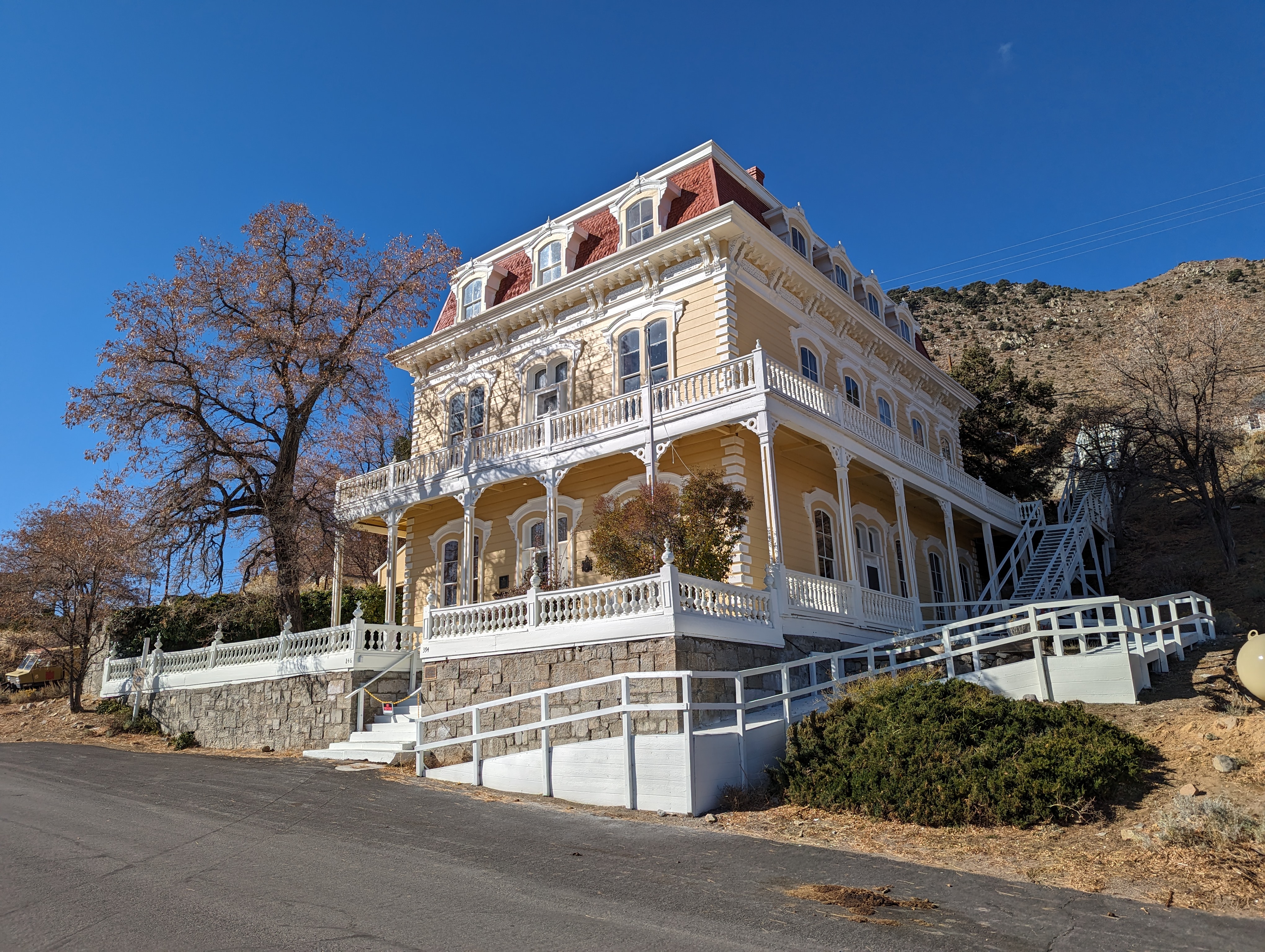 The grander Savage Mansion.  Yes, there was a Savage Mine.