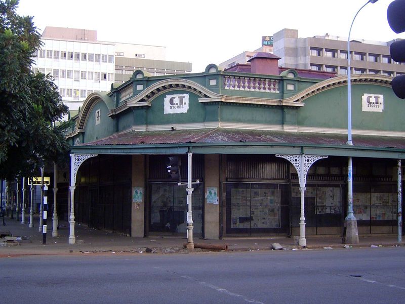 Originally, this building housed McCullough and Whitehead, drapers and outfitters.