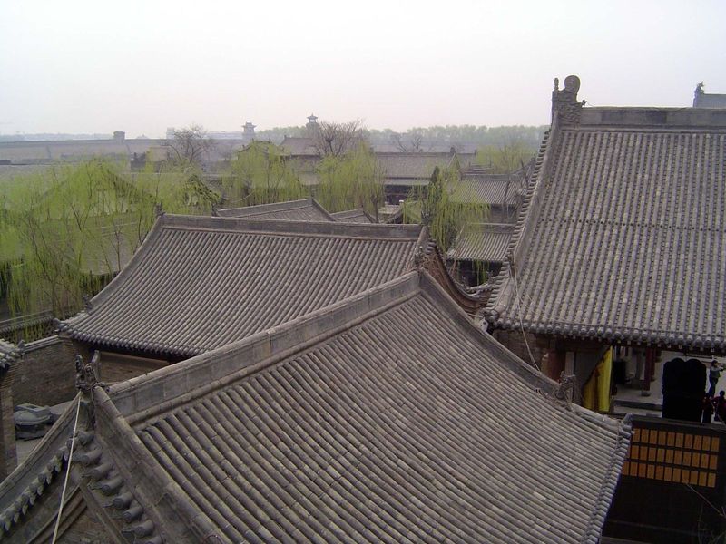 The view from the upstairs balcony.