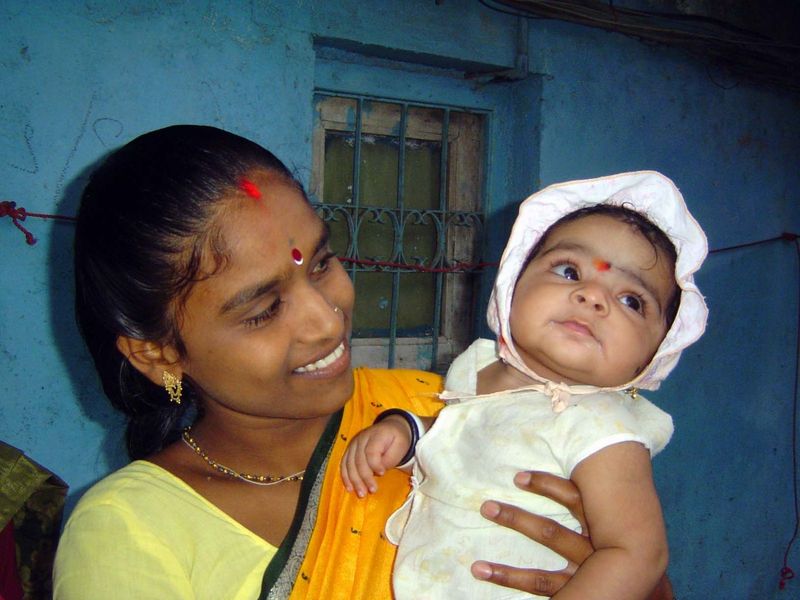 Mother and child.