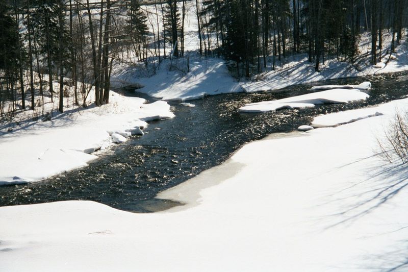 Upstream on the Fish River in March.