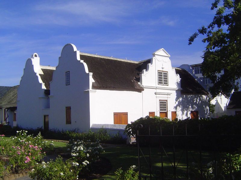 Here's one: the so-called Burgher House, privately built and completed in 1797. It passed to the Rhenish Missionary Society of which more in