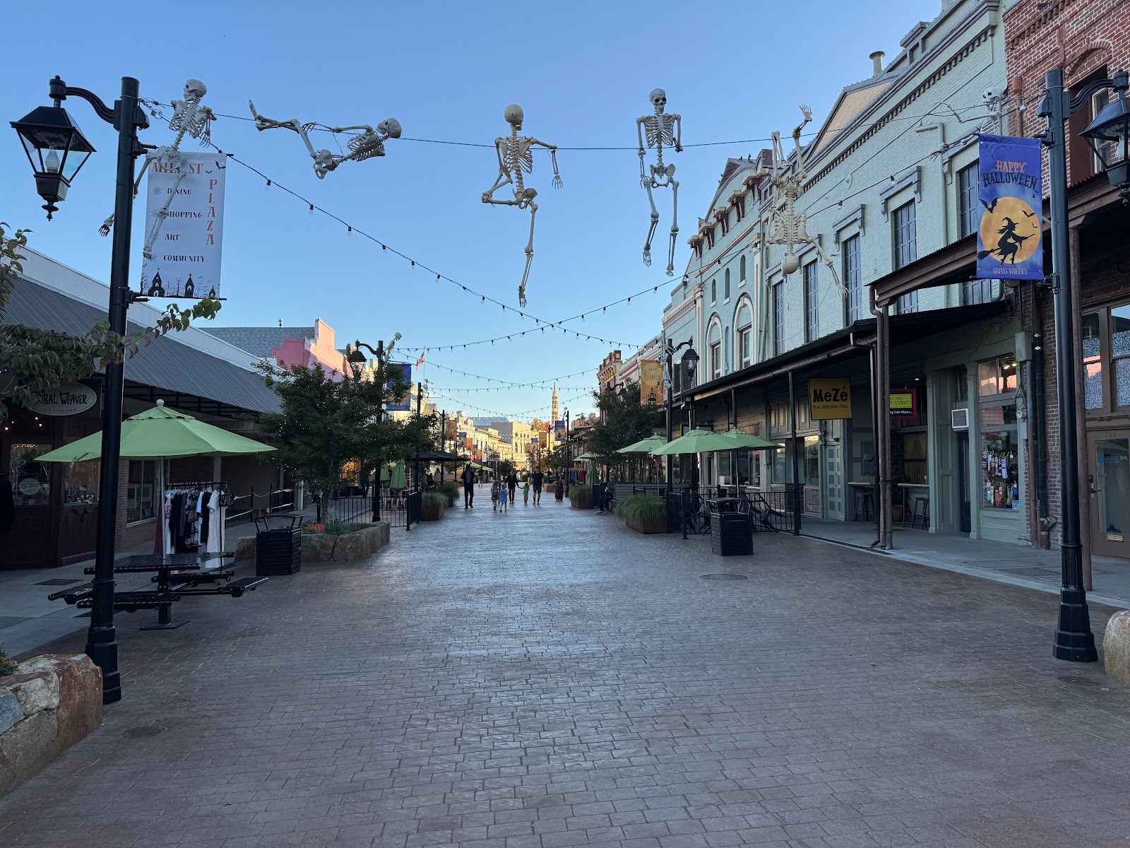 Anyway, during the pandemic this busy street was closed to traffic.  In 2021, the town decided to make the closure permanent. Now we have th