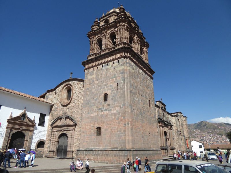 There's no more famous symbol of that contest than this, the church and convent of San Domingo, built a few blocks away atop the most import
