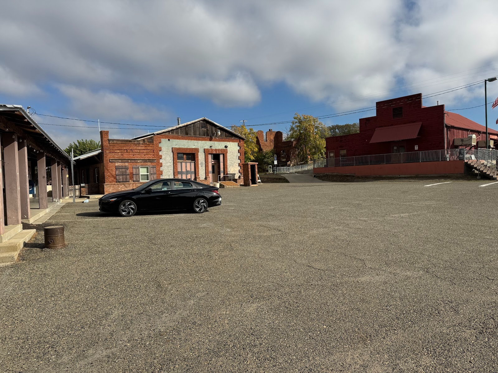 The town plaza.