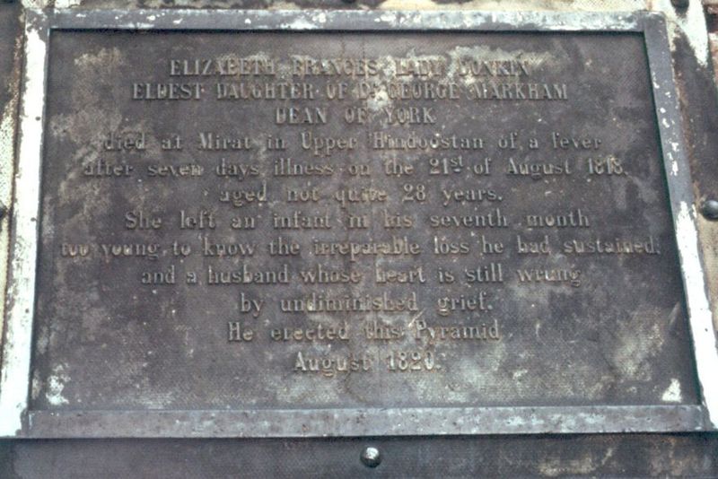 Port Elizabeth is just east of Agulhas. The choice of a woman's name is explained by this somber plaque. It's history now: late in 2000, the