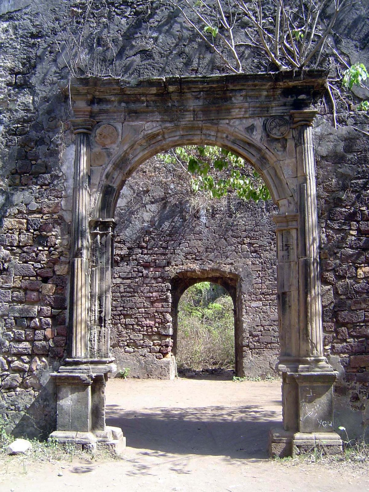 Side door.