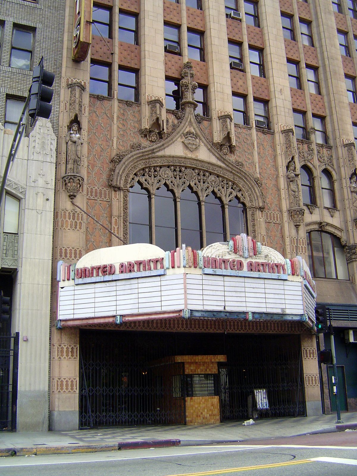 So, too, the United Artists theater, for a time used by Los Angeles University Cathedral.