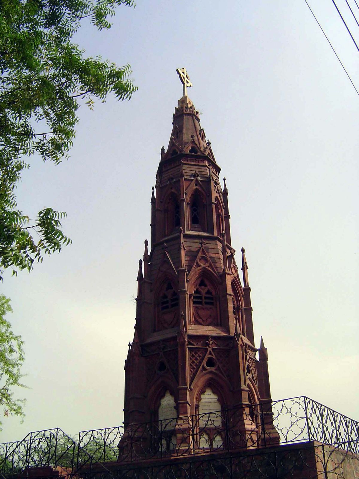 Close-up. The interior staircase is no longer open to visitors.