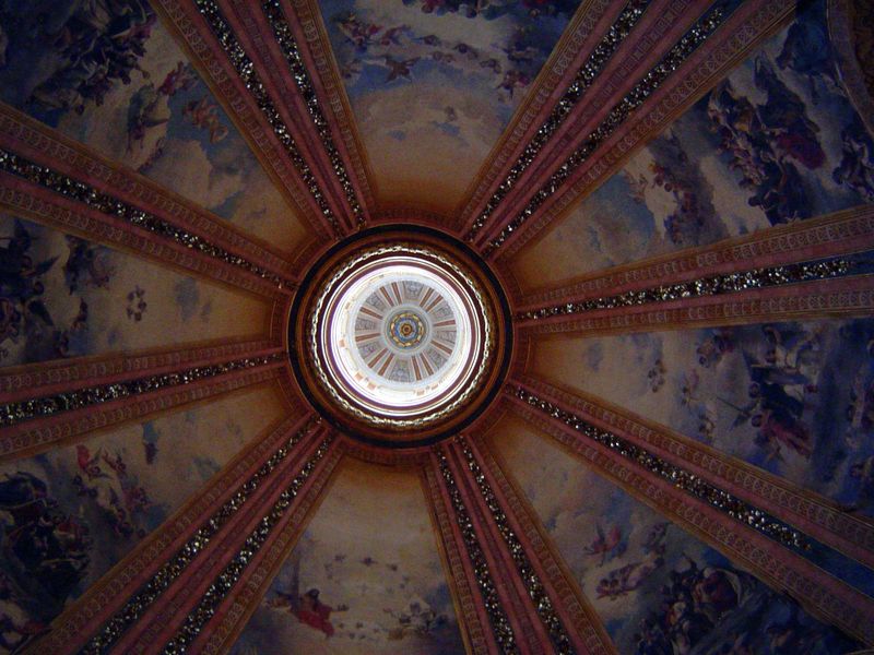 The dome and cupola.