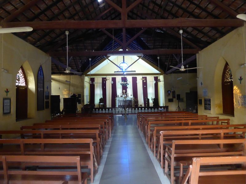 There's a church attached to the school.