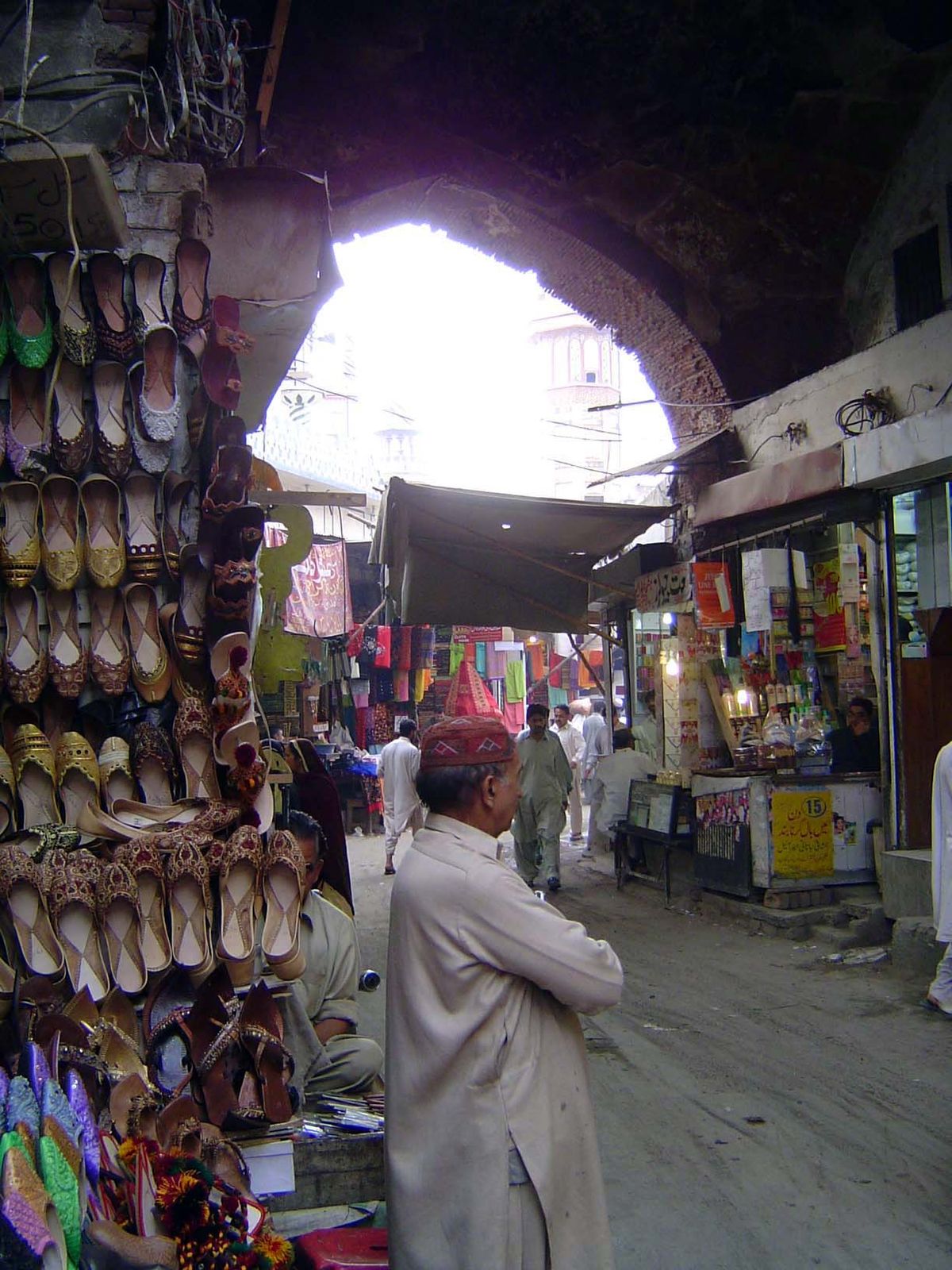 Inside the Delhi Gate.