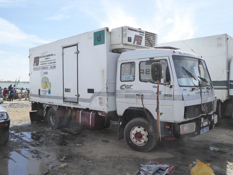 The trucks are often in their second lives.