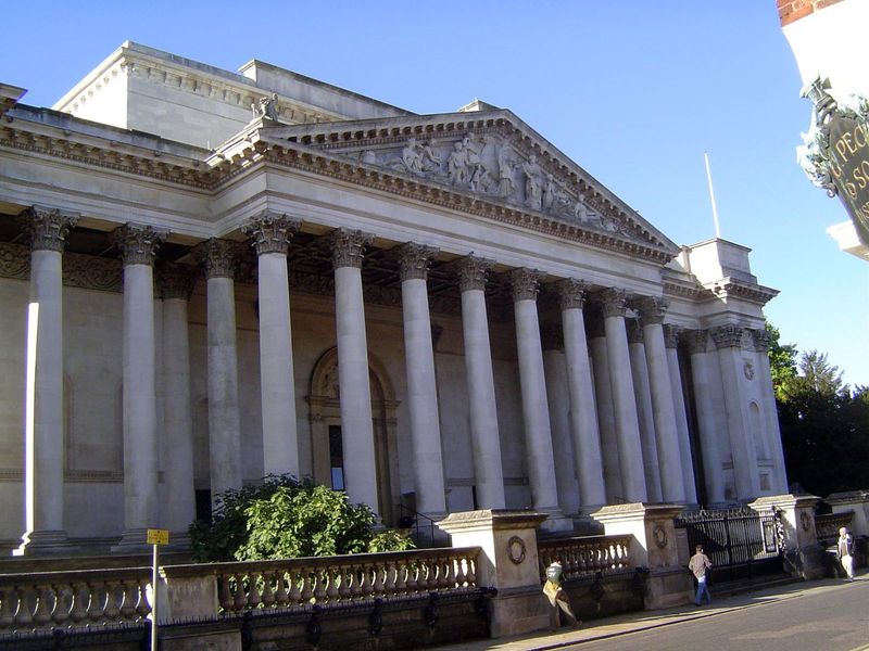 Then, still on Trumpington, comes the university's Fitzwilliam Museum, begun in 1834 by the same architects Bosevi and Cockerell who brought