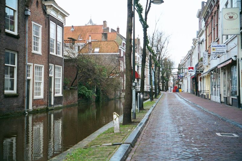 The same street, taking a longer view.