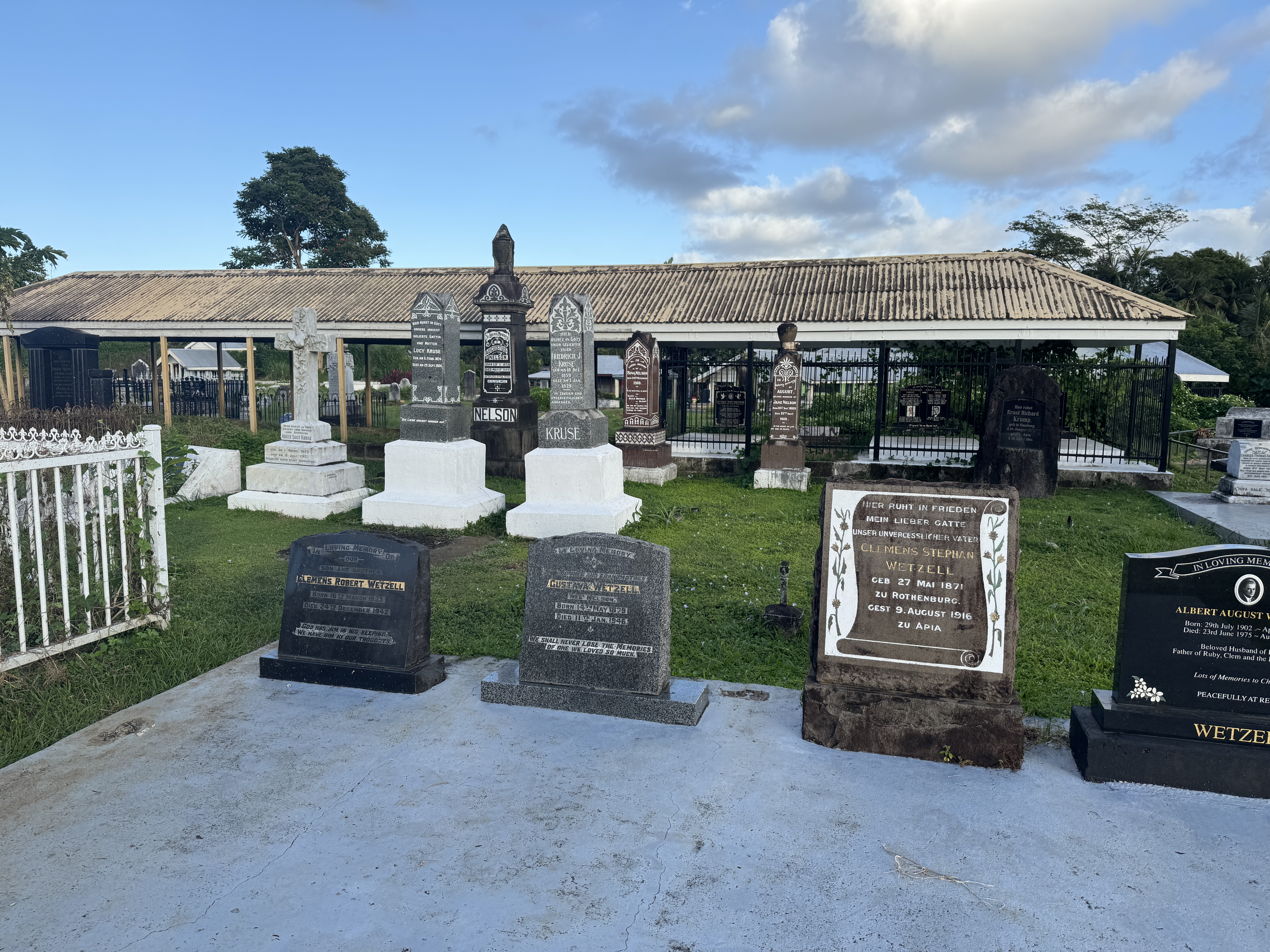What else survives in this corner of the German Empire?  For one thing, a foreigner's cemetery.