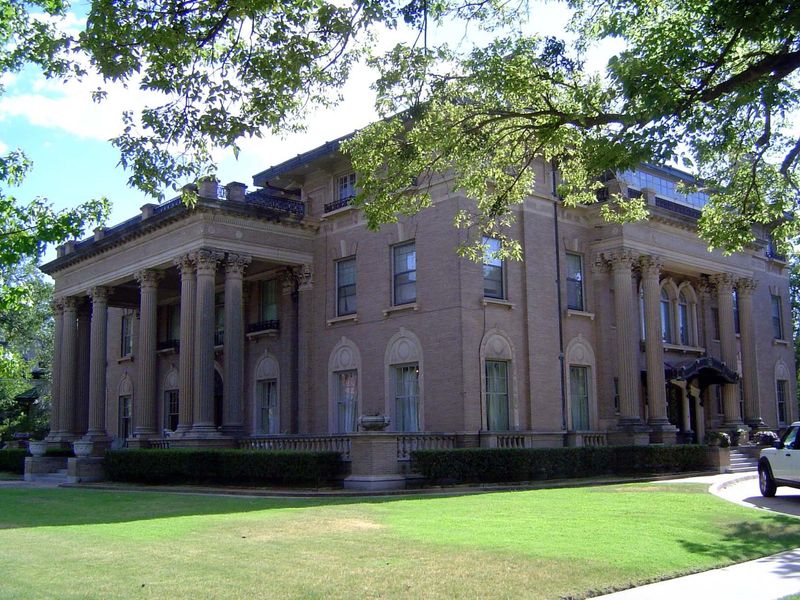 At 20,000 square feet, this house at 1521 Hudson is the biggest and perhaps the grandest of Oklahoma City's early mansions. It was built in 