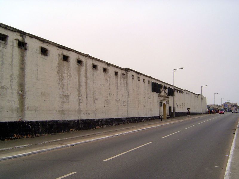 A third of a mile closer to Central, Ussher Fort.