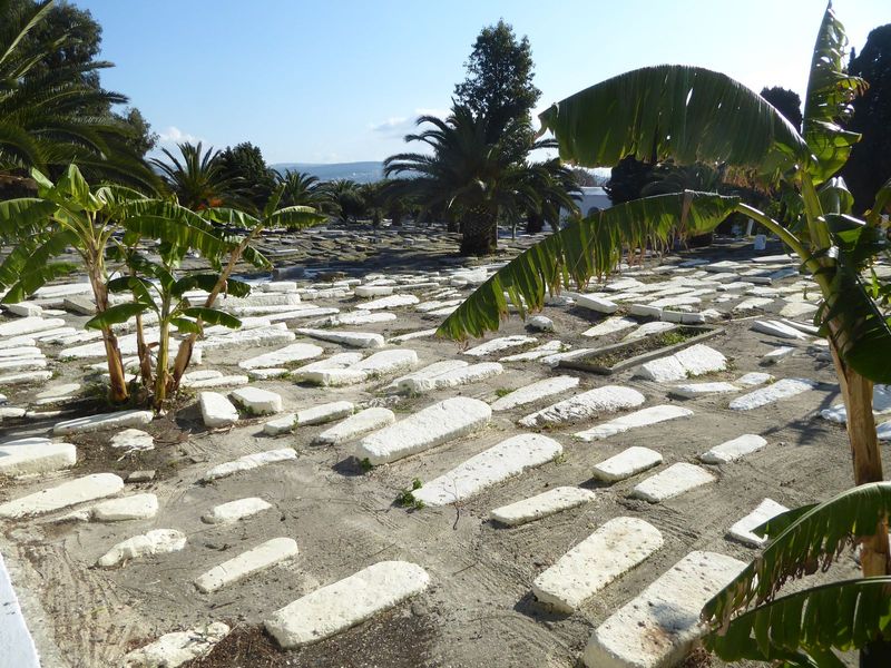 The cemetery space is much coveted by developers, but so far it's been left alone. It might disappear one day, just as did the Portuguese fo