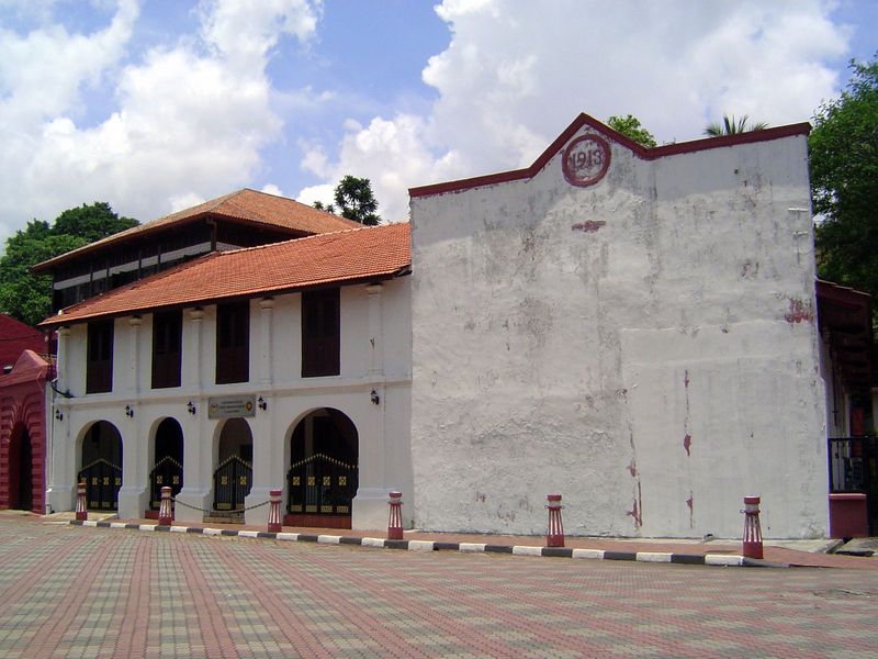 A more traditional building along the same alignment.