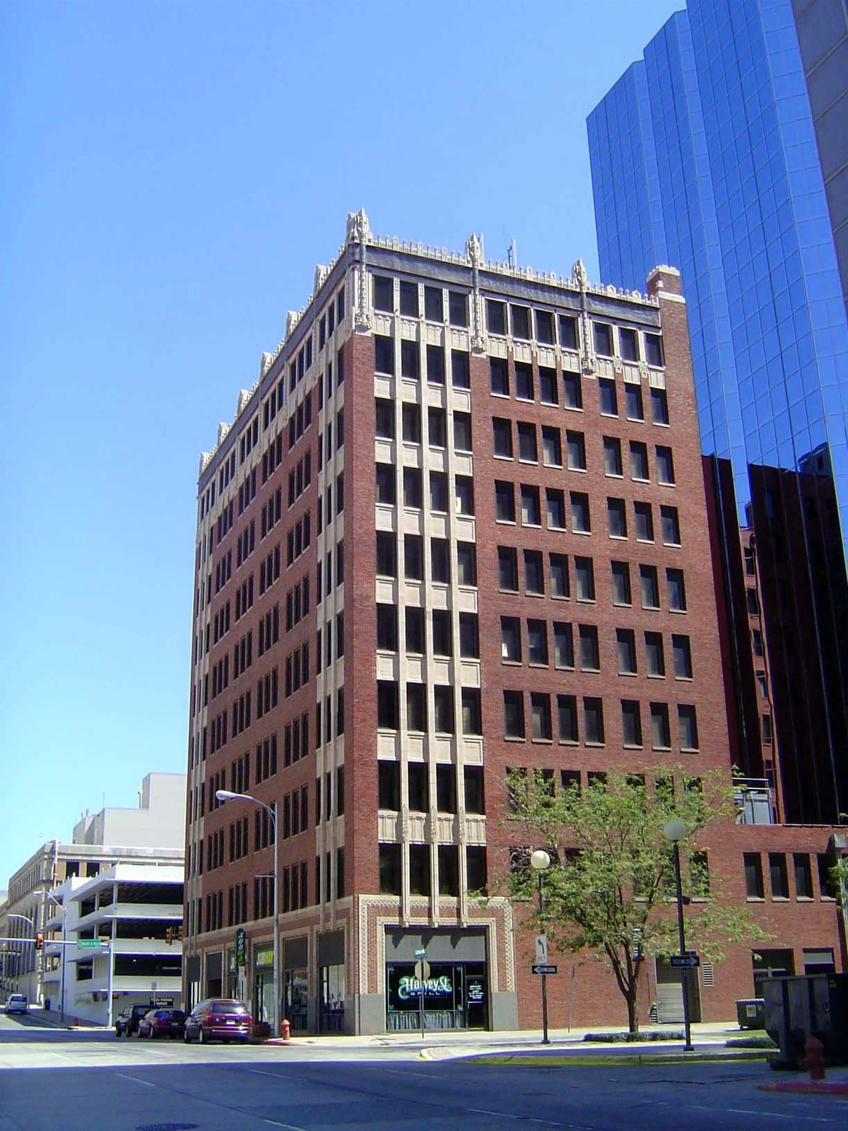A similar building, opened in 1923 as the Cotton Exchange. Bad timing: Oklahoma cotton went into terminal decline a few years later. The exc