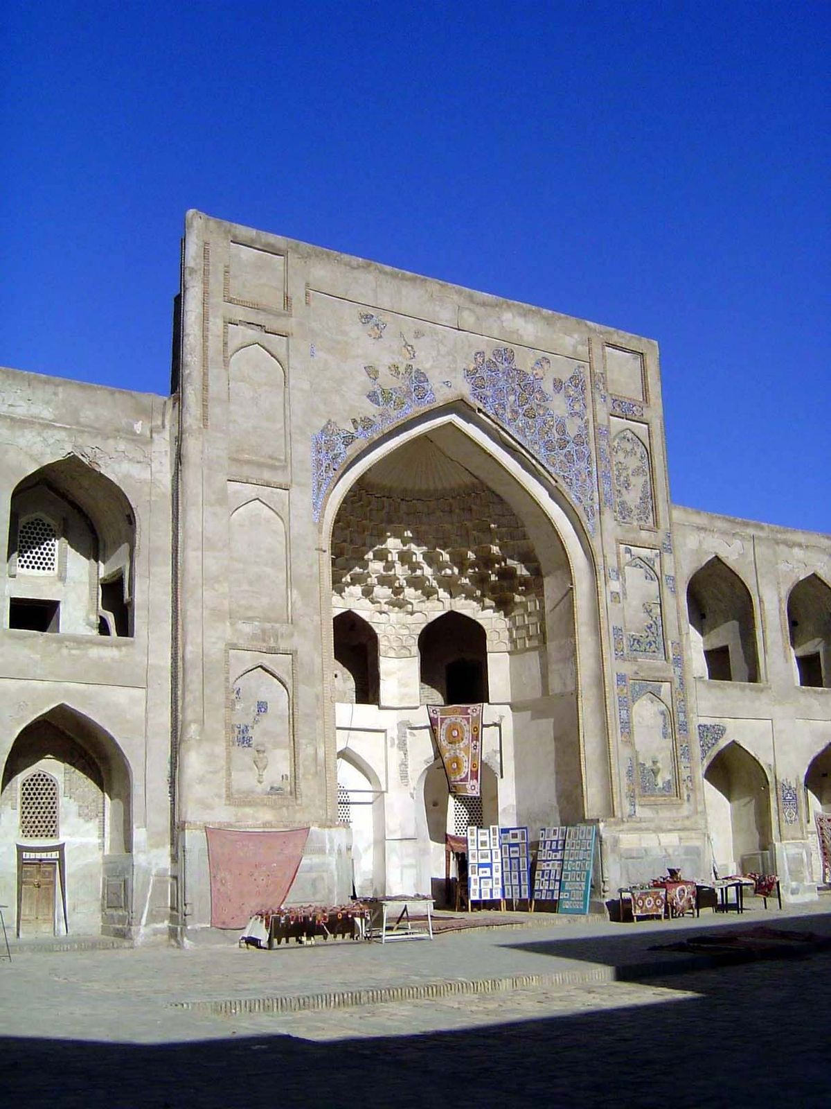 The interior of the madrasa has lost most of its ornament.