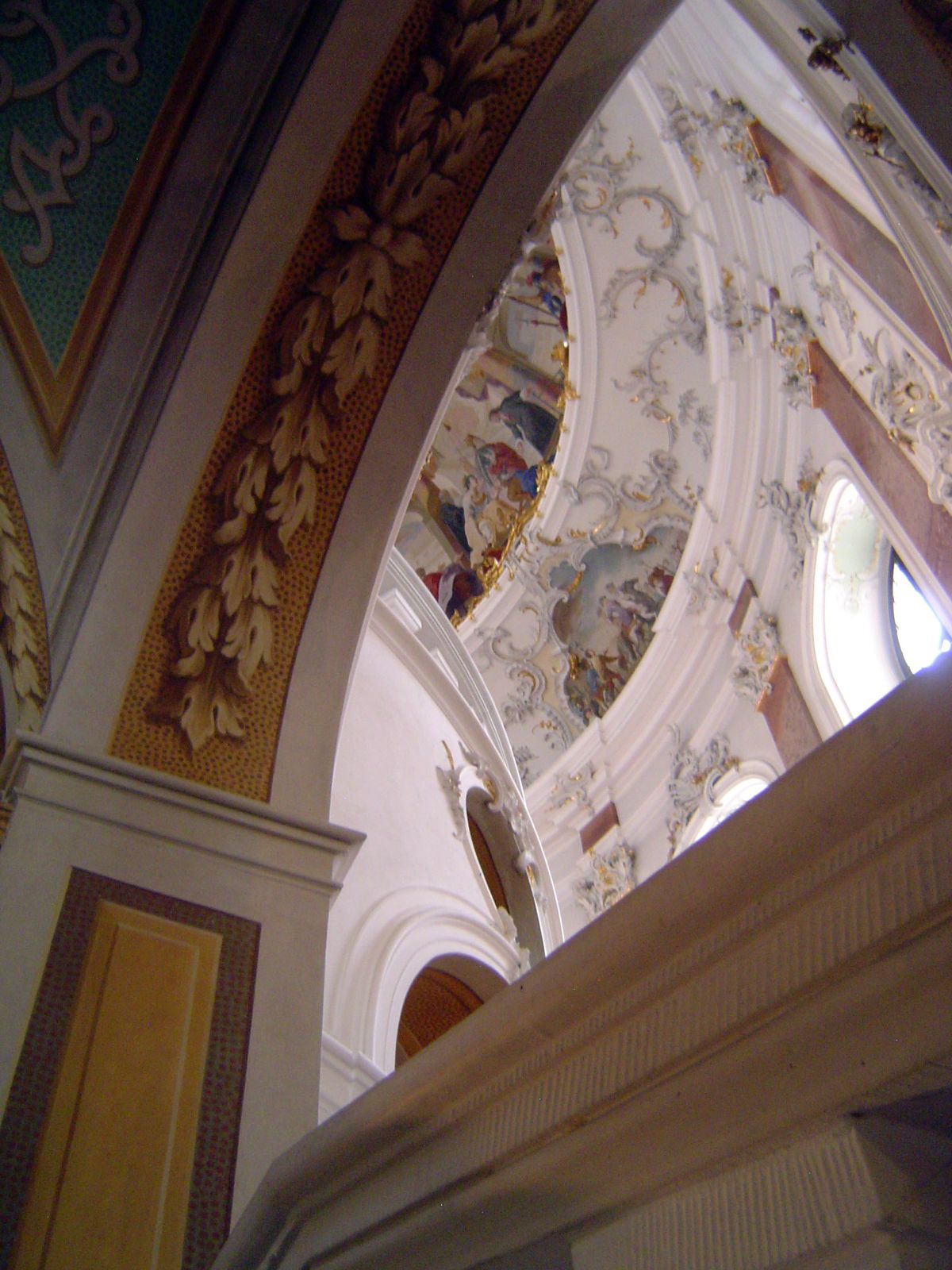 An odd angle emphasizing the surprise near the top.