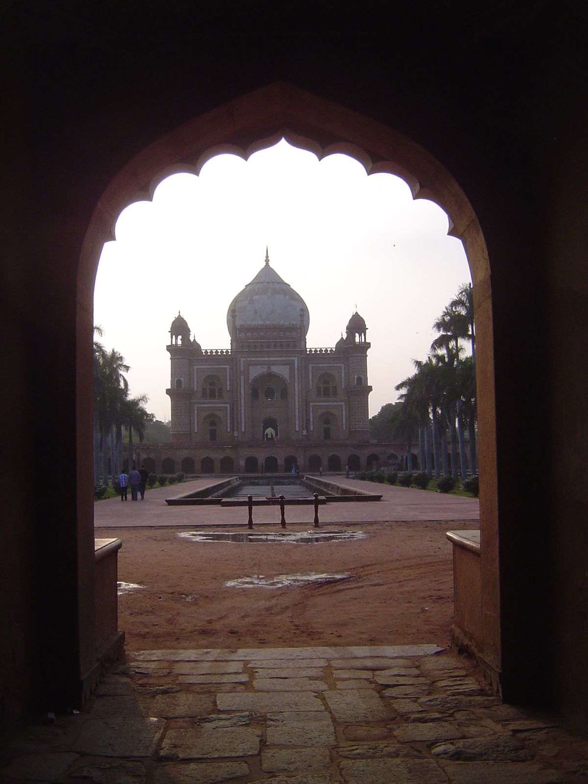 Modelled mostly on Humayun's tomb, which is less than three miles to the east, Safdarjung's is the last example of a Mughal garden-tomb comp
