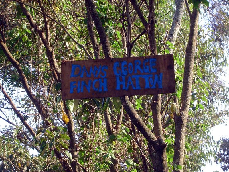 Another sign. It's privately posted because the grave is on private land whose owner makes a small income charging admission.