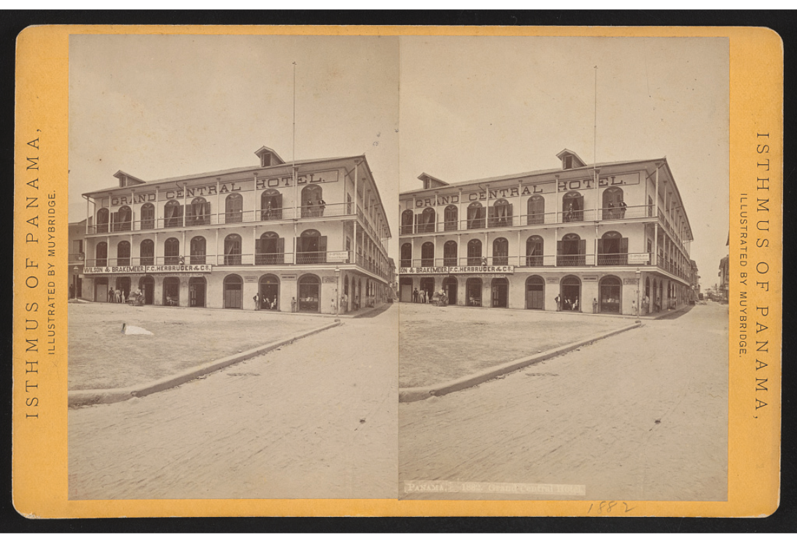 Here's a picture of it taken in 1875 by the pioneering photographer Edward Muybridge.  He spent several months in Central America in the aft