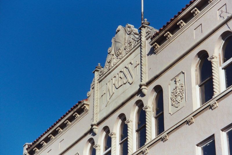 The downtown has its relics of a prosperous past.