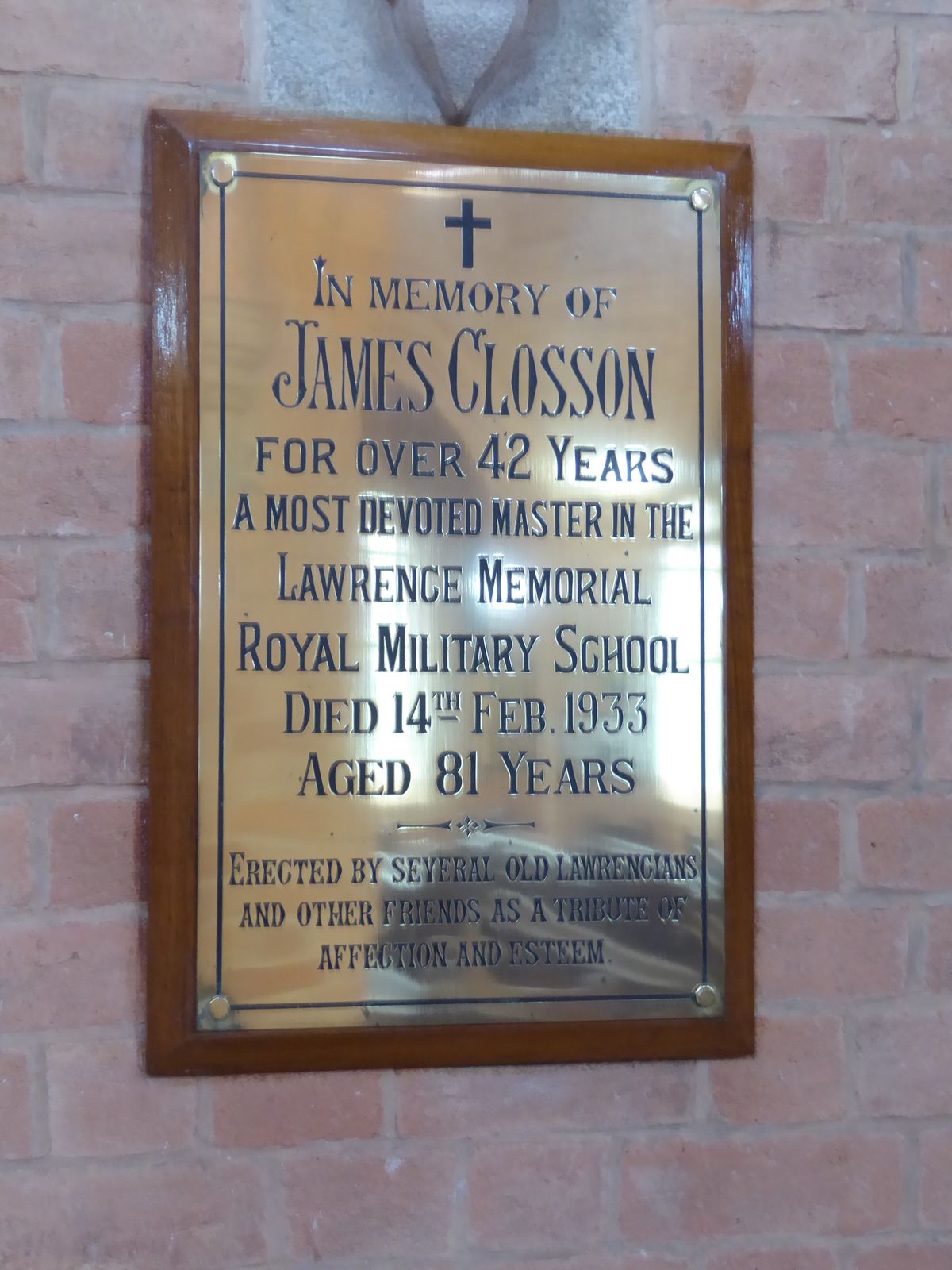 And a still later one. The school has changed names several times, but it was run by the British under one name or another until 1947; since