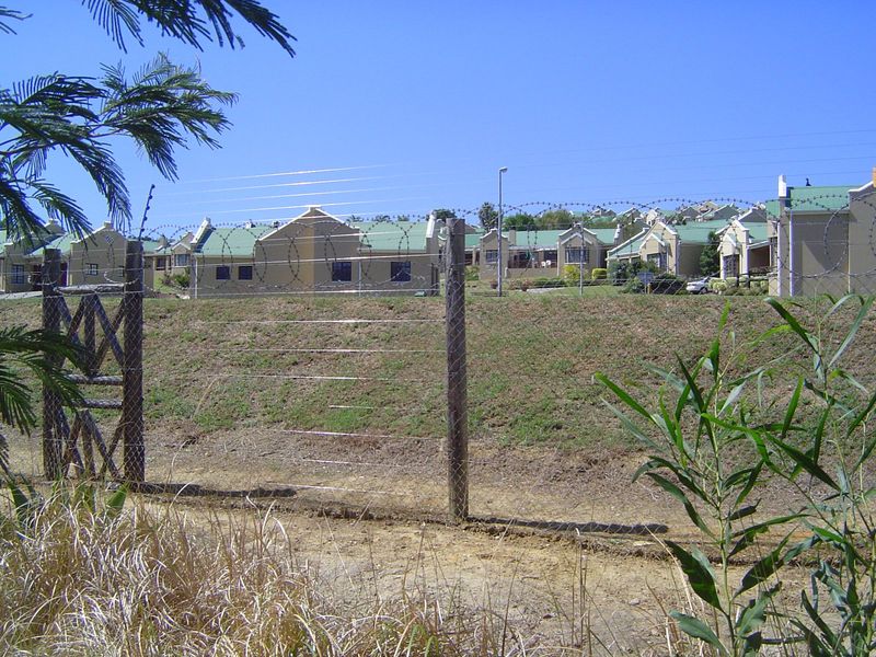 The result is Rotary Park, a retirement community with stalag-quality fencing.