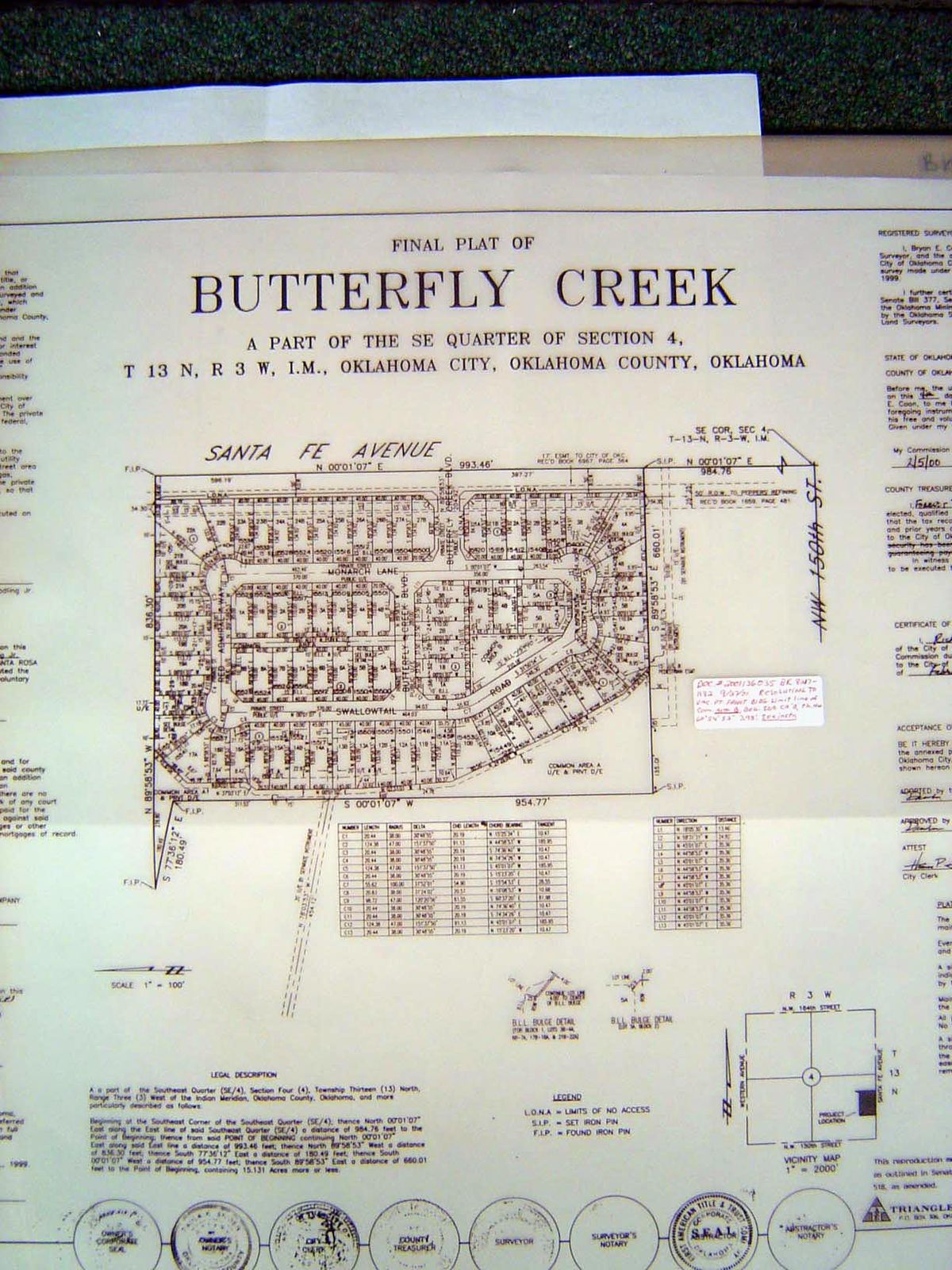 Tiny lots on a crowded plat.