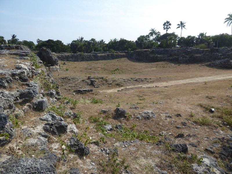 The official tourist attraction is this Portuguese fort. Not too impressive?