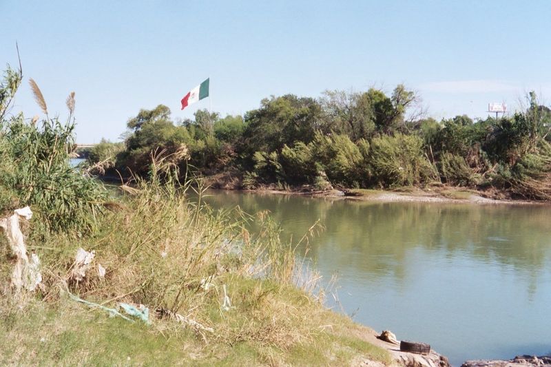 There is one modest resource: the not-so-grand Rio Grande, which as the flag hints marks the international border between Mexico and the Uni