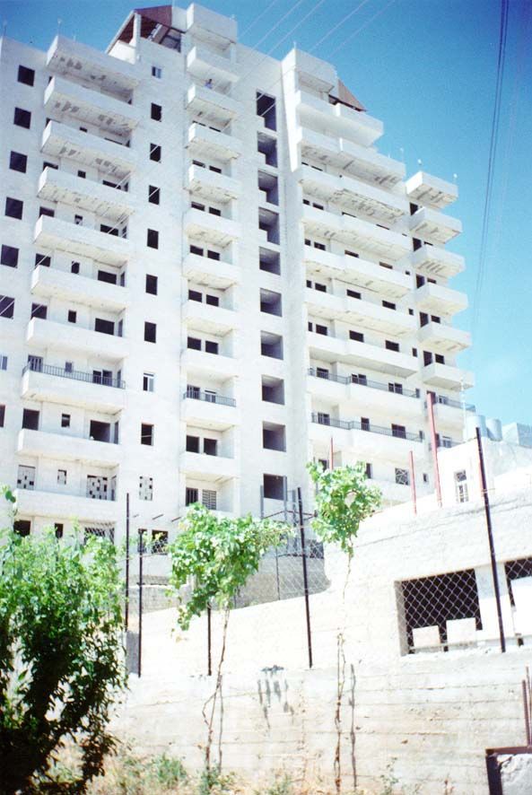 Not everyone can afford a villa, and land is terrifically expensive. The solution, of course, is to go up, even though Bethlehemites don't l